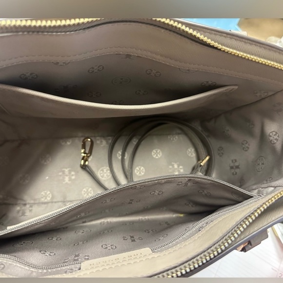 Tory Burch Saffiano Tote/Medium Satchel - Picture 2 of 10